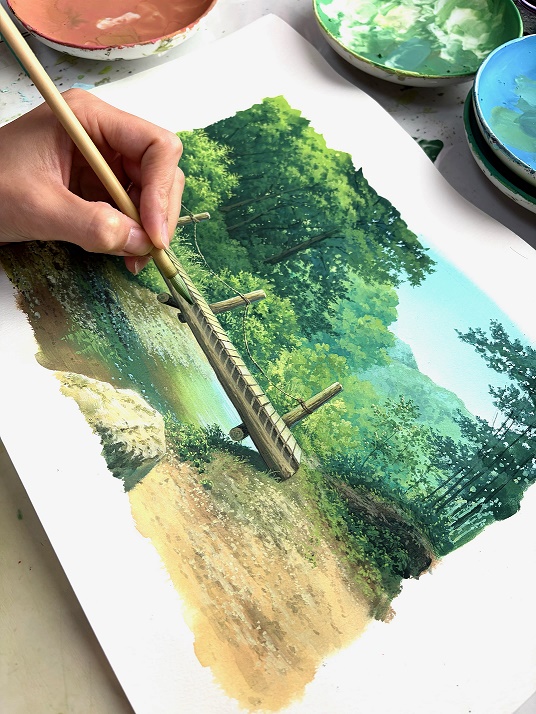 �|�X�^�[�J���[�ŕ`�����������i